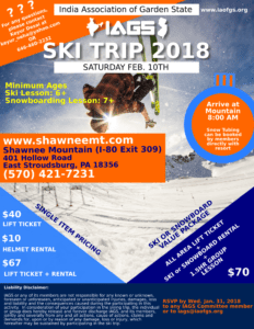 IAGS 2018 Ski Trip Flyer
