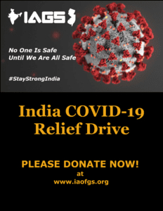 IAGS India Covid Relief Drive