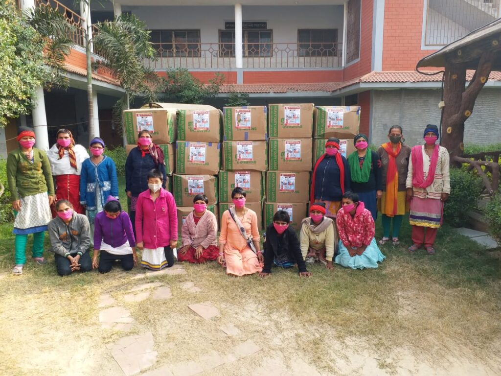 Manthan Girls with Donations
