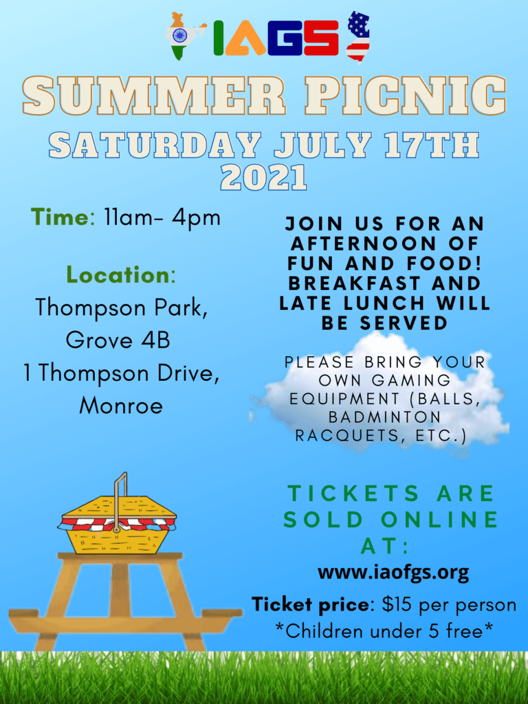 2021 IAGS Picnic Flyer