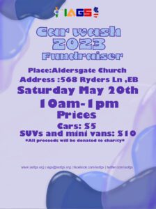 2023 IAGS Car Wash flyer