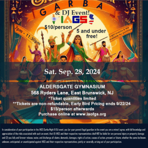 IAGS Garba 2024 Flyer